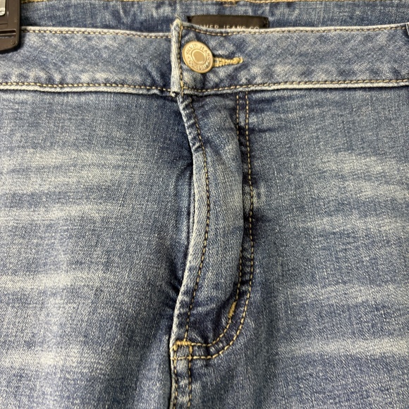 Silver Jeans Co. NWT Plus Size Girlfriend Mid Rise Skinny Jeans 24W Distressed - Picture 6 of 14